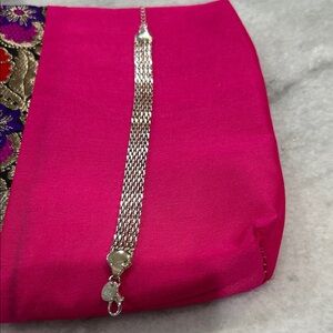 Sterling Silver Woven Chain Bracelet